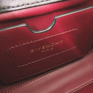 ジバンシィ エデン ミニ レザー ブラック 2WAY ハンドバッグ ショルダーバッグ 黒 1059【中古】GIVENCHY