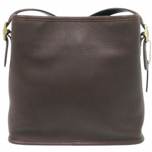 コーチ オールドコーチ レザー ブラウン ショルダーバッグ 茶 1072-60【中古】COACH