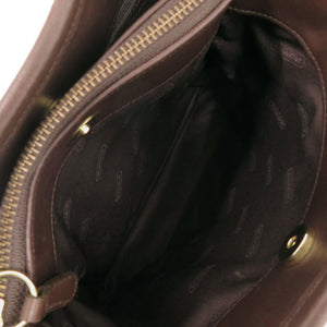 コーチ オールドコーチ レザー ブラウン ショルダーバッグ 茶 1072-60【中古】COACH