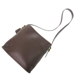 コーチ オールドコーチ レザー ブラウン ショルダーバッグ 茶 1072-60【中古】COACH