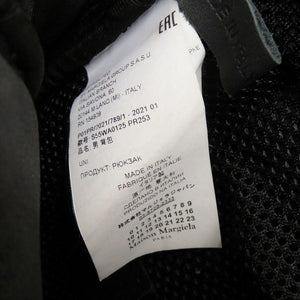 メゾン マルジェラ キャンバス ブラック ボディバッグ 黒 1076【中古】Maison Margiela メンズ