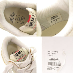未使用品 ミハラヤスヒロ WAYNE ウェイン サイズ37 A12FW715 レザー ホワイト スニーカー 1097【中古】MIHARA YASUHIRO
