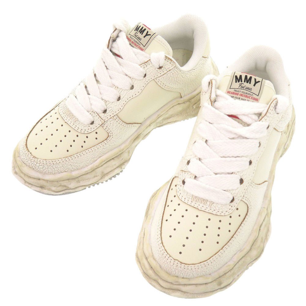 未使用品 ミハラヤスヒロ WAYNE ウェイン サイズ37 A12FW715 レザー ホワイト スニーカー 1097【中古】MIHARA YASUHIRO
