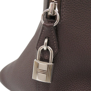 美品 エルメス ボリード 1923 45 トゴ エベーヌ シルバー金具 D刻印 ハンドバッグ 1122【中古】HERMES