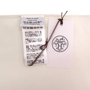 美品 エルメス ティグレ ロイヤル 王者の虎 大判 スカーフ シルク ビーズ アイボリー 1128 【中古】 HERMES