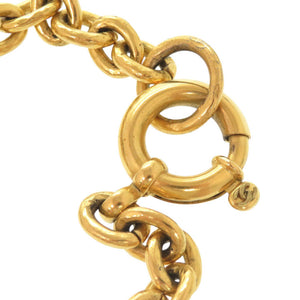 美品 シャネル ヴィンテージ ココマーク グリポア メタル カラーストーン ゴールド ネックレス 1202【中古】CHANEL