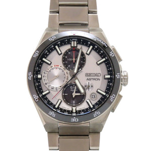 未使用 セイコー アストロン SBXC153 5X83-0AA0-1 チタン シルバー GPS ソーラー電波 腕時計 1208【中古】SEIKO