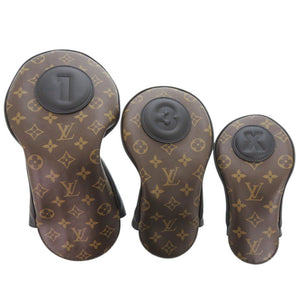 未使用 ルイ ヴィトン ゴルフ ヘッドカバー モノグラム GI0825 IC モノグラムキャンバス/シアリング ブラウン 茶 LV 1228【中古】LOUIS VUITTON