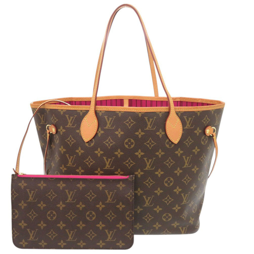 ルイ ヴィトン ネヴァーフルMM ポーチ付 モノグラム ピヴォワンヌ M41178 トートバッグ LV 1235【中古】LOUIS VUITTON
