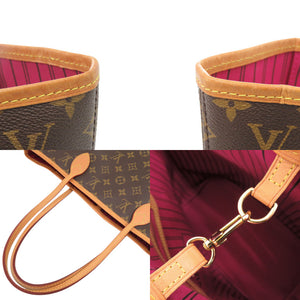 ルイ ヴィトン ネヴァーフルMM ポーチ付 モノグラム ピヴォワンヌ M41178 トートバッグ LV 1235【中古】LOUIS VUITTON