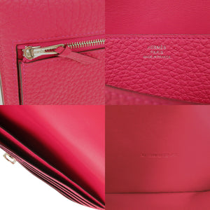 未使用 エルメス ドゴン ロング トゴ トスカ U刻印（2022年製） 長財布 紫 1280【中古】HERMES