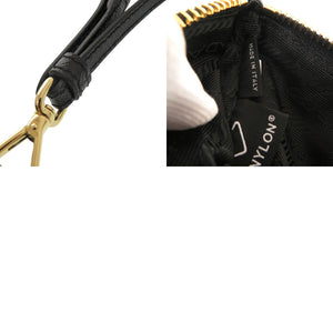 新品同様 プラダ ナイロン グリーン ポーチ 緑 1289【中古】PRADA