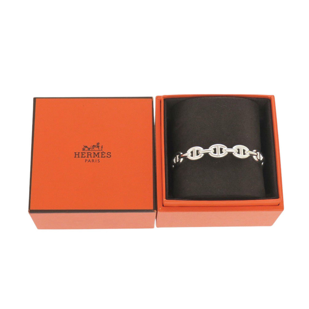 新品同様 エルメス シェーヌダンクル アンシェネ バングル ST シルバー925 1342【中古】HERMES