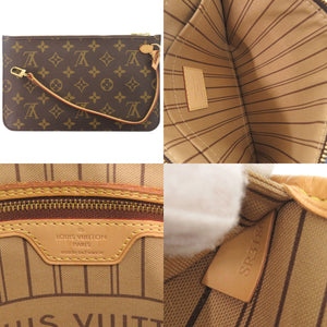 ルイ ヴィトン ネヴァーフルMM ポーチ付 モノグラム M40995 トートバッグ LV 1358【中古】LOUIS VUITTON