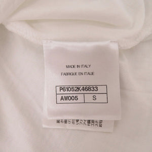 美品 シャネル ファレル ウィリアムス Pharrell Williams ビーズロゴ P61052 サイズS 半袖Ｔシャツ コットン ホワイト ピンク イエロー オレンジ 白 1393【中古】CHANEL