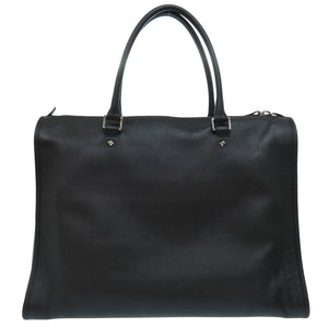 美品 ジミーチュウ 2WAY WEBB TOP HANDLE レザーバッグ ハンドバッグ レザー ブラック ショルダーバッグ 黒 1401【中古】JIMMY CHOO メンズ