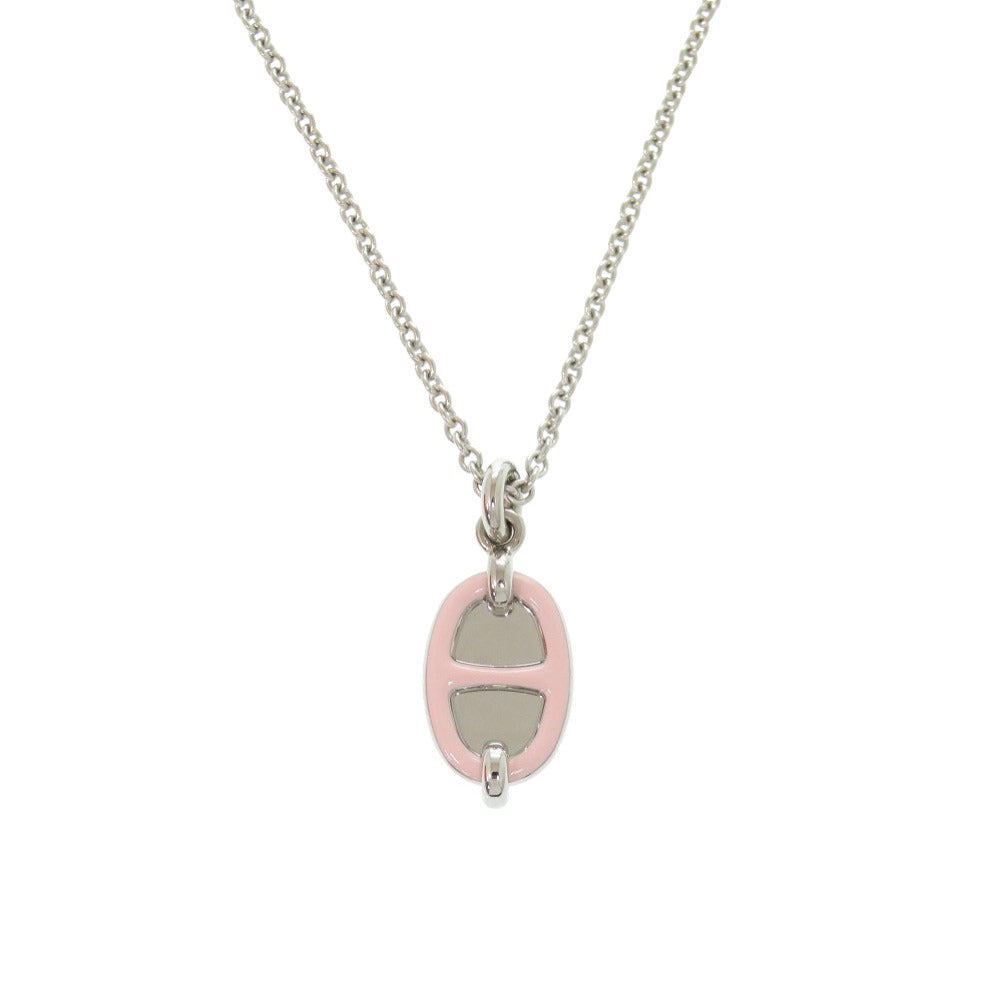 未使用 エルメス ミニマイヨン ローズカンダー シルバー金具 ネックレス アクセサリー 1403 【中古】 HERMES