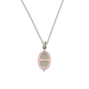 未使用 エルメス ミニマイヨン ローズカンダー シルバー金具 ネックレス アクセサリー 1403 【中古】 HERMES