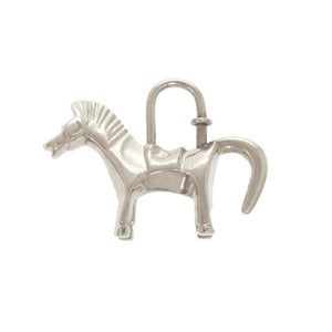 美品 エルメス ホース 馬 シルバー925 ヴィンテージ カデナ チャーム 1408【中古】HERMES