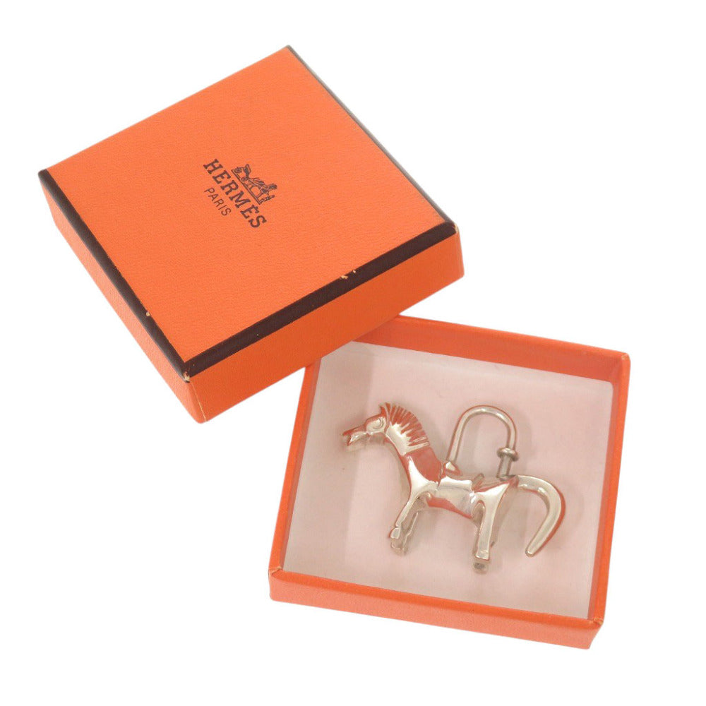 美品 エルメス ホース 馬 シルバー925 ヴィンテージ カデナ チャーム 1408【中古】HERMES