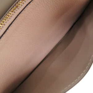 美品 バーバリー ハンプシャー レザー ピンク ショルダーバッグ 1410【中古】BURBERRY