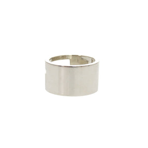 美品 グッチ ブランデッド カットアウトG ワイド #16 シルバー925 リング 指輪 1444【中古】GUCCI