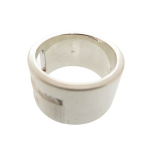 美品 グッチ ブランデッド カットアウトG ワイド #16 シルバー925 リング 指輪 1444【中古】GUCCI
