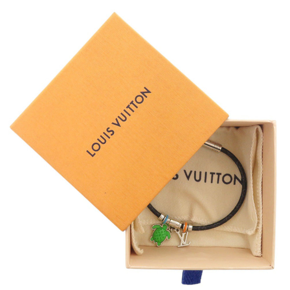 美品 ルイ ヴィトン ブレスレット キープ イット タートル M8824D モノグラム エクリプス LV 1445【中古】LOUIS VUITTON メンズ