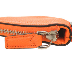 未使用品 グッチ ロゴ 821831 レザー オレンジ マイクロ ミニ ショルダーバッグ 1477【中古】GUCCI