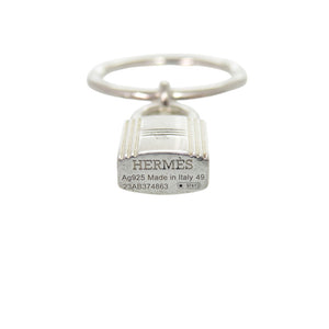 エルメス アミュレット カデナ シルバー925 シルバー925 8.5号 シルバー リング 指輪 1482【中古】HERMES