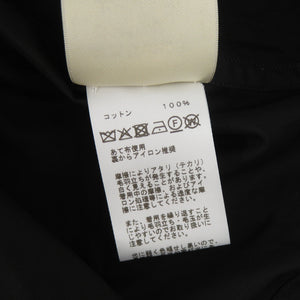 新品同様 エルメス セリエボタン ベルト付き コットン サイズ40 ブラック ルーズドレス ワンピース 黒 1519【中古】HERMES