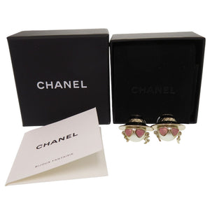 シャネル ココマーク ドール ピアス フェイクパール メタル ゴールド 1526【中古】CHANEL