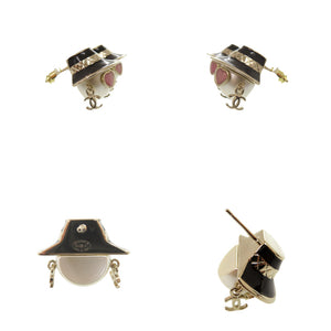 シャネル ココマーク ドール ピアス フェイクパール メタル ゴールド 1526【中古】CHANEL