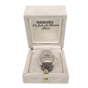 エルメス ヴィンテージ メドール #49 シルバー925 ムーンストーン シルバー リング 指輪 1549【中古】HERMES