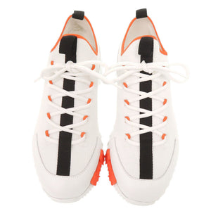 未使用 エルメス リフト サイズ36.5 カーフ ニット ホワイト スニーカー 白 1558【中古】HERMES