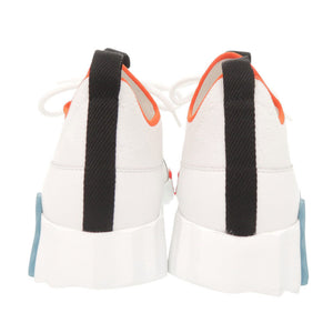 未使用 エルメス リフト サイズ36.5 カーフ ニット ホワイト スニーカー 白 1558【中古】HERMES