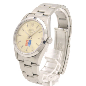 美品 ロレックス エアキング ドミノピザ 14000 自動巻き S番 腕時計 SS シルバー 1573【中古】ROLEX メンズ