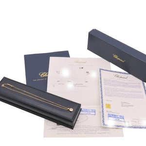 美品 ショパール ハッピーダイヤモンド アイコン 750PG ネックレス K18ピンクゴールド/ダイヤ 79A017 ジュエリー 1584【中古】Chopard
