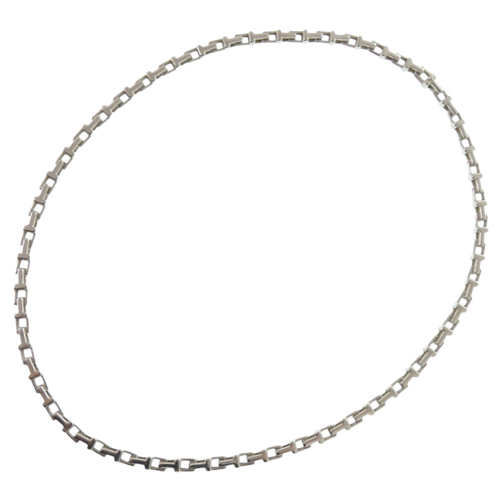 ティファニー Tナロー チェーン シルバー925 シルバー ネックレス 1587【中古】TIFFANY&Co. メンズ