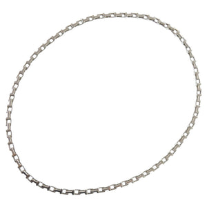 ティファニー Tナロー チェーン シルバー925 シルバー ネックレス 1587【中古】TIFFANY&Co. メンズ