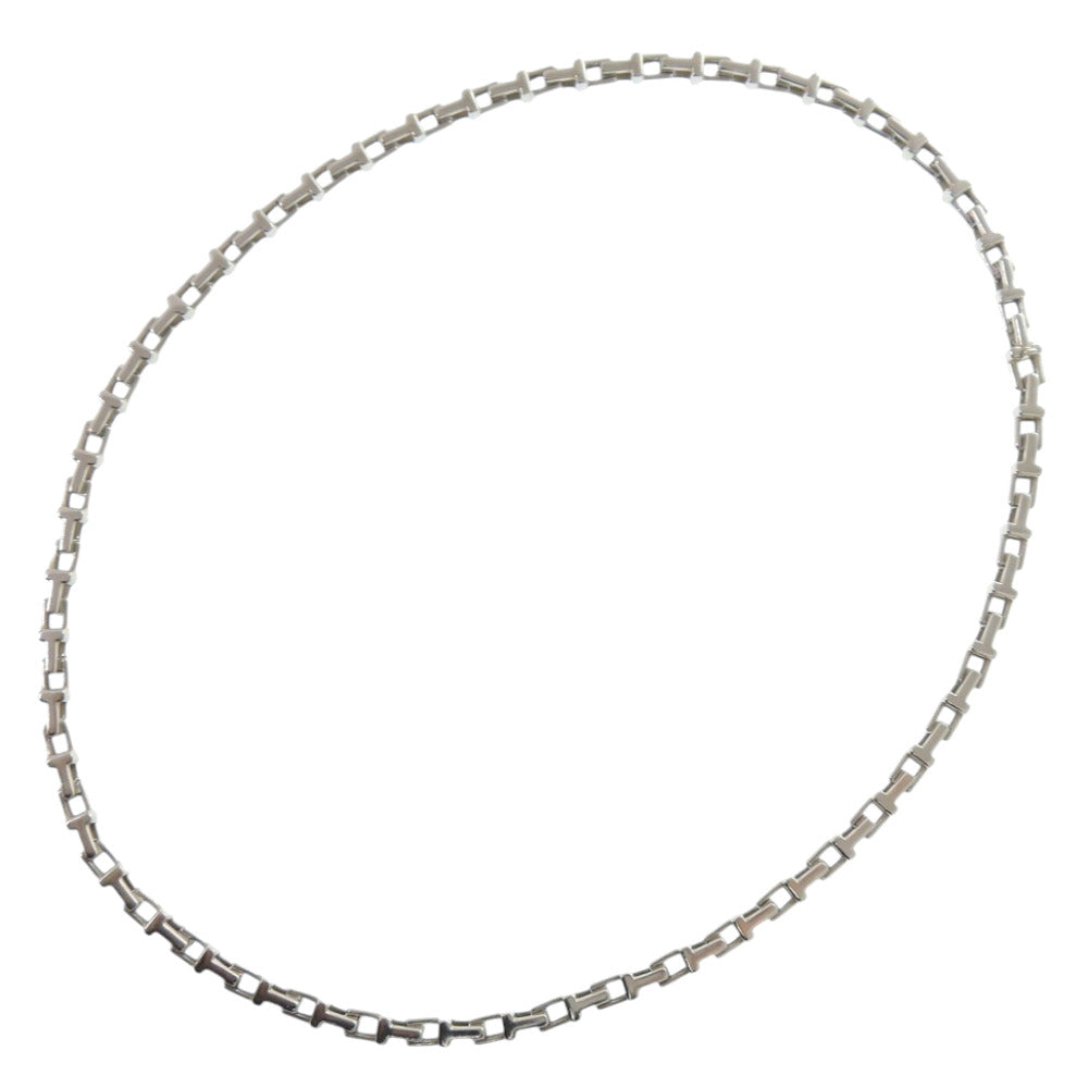 ティファニー Tナロー チェーン シルバー925 シルバー ネックレス 1587【中古】TIFFANY&Co. メンズ