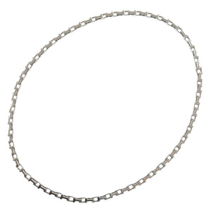 ティファニー Tナロー チェーン シルバー925 シルバー ネックレス 1587【中古】TIFFANY&Co. メンズ