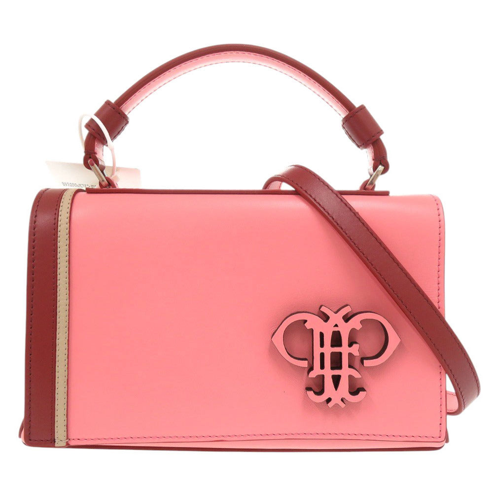 未使用品 エミリオ プッチ レザー ピンク 2WAY ハンドバッグ ショルダーバッグ 1603【中古】Emilio Pucci