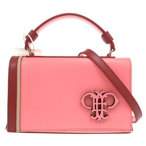 未使用品 エミリオ プッチ レザー ピンク 2WAY ハンドバッグ ショルダーバッグ 1603【中古】Emilio Pucci