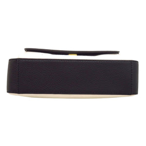 美品 バリー BAR DANIEL バー ダニエル 6304578 WAC01T CV034 ファブリック レザー ホワイト ブラック ショルダーバッグ 白 黒 1623【中古】BALLY