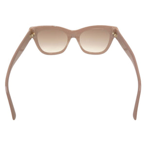 美品 ジミーチュウ ロゴ グラデーションレンズ プラスチック ベージュ サングラス 1624【中古】JIMMY CHOO