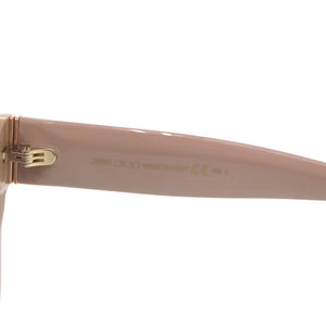 美品 ジミーチュウ ロゴ グラデーションレンズ プラスチック ベージュ サングラス 1624【中古】JIMMY CHOO