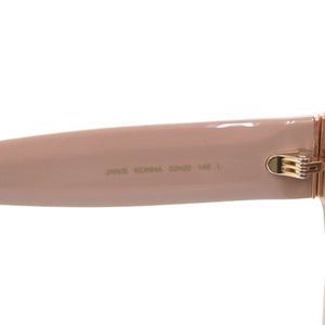 美品 ジミーチュウ ロゴ グラデーションレンズ プラスチック ベージュ サングラス 1624【中古】JIMMY CHOO