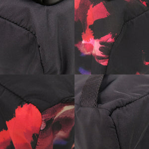 新品同様 アレキサンダーマックイーン ロゴ ナイロン ブラック レッド リュック バックパック 黒 1648【中古】Alexander McQueen