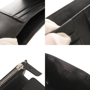 新品同様 メゾン マルジェラ 4ステッチ SA3UI0017 レザー ブラック 三つ折り財布 黒 1657【中古】Maison Margiela